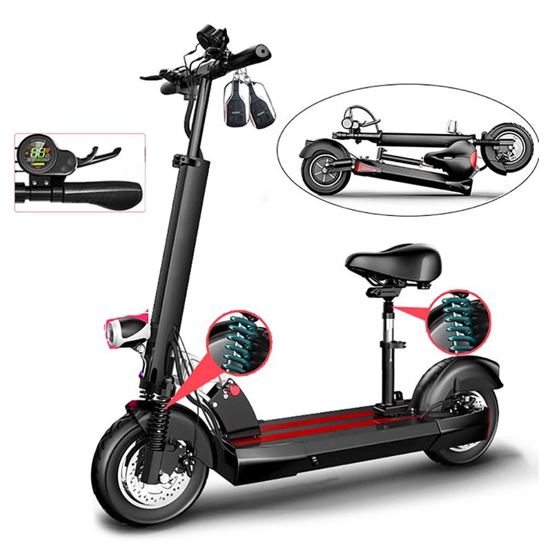 Megawheels - Max 10 Foldable Electric Scooter 48V/500 W