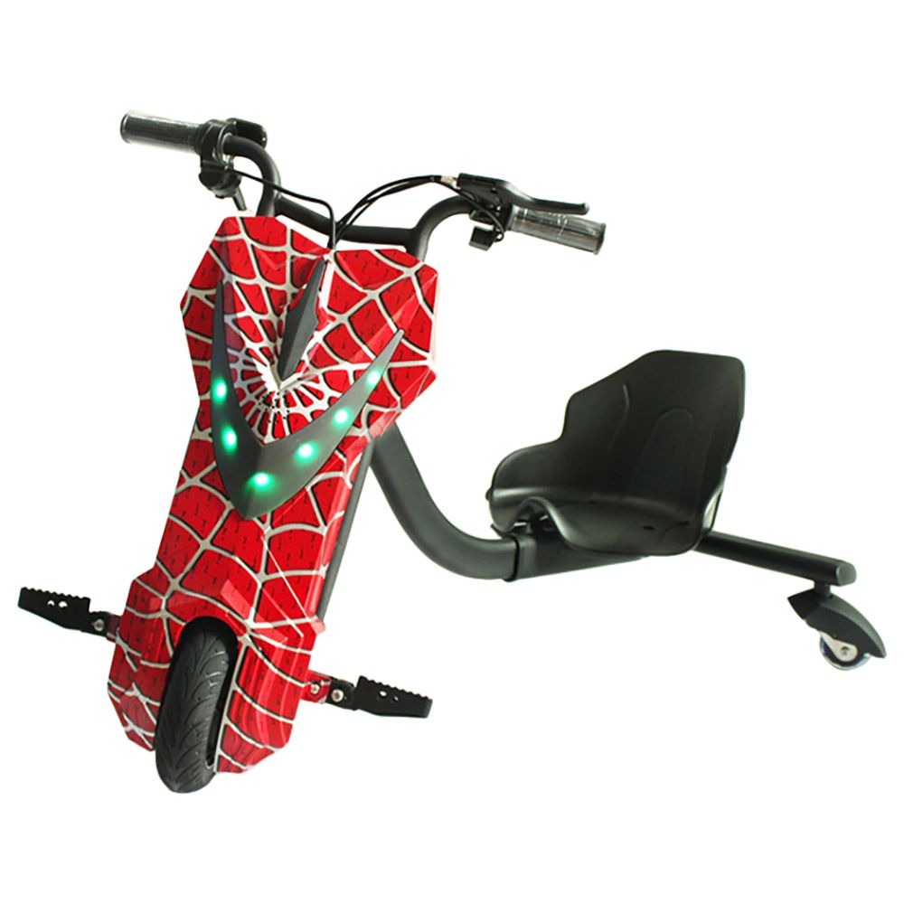 Megawheels - Spider Red 24V Slidewinder Drift Scooter - Red