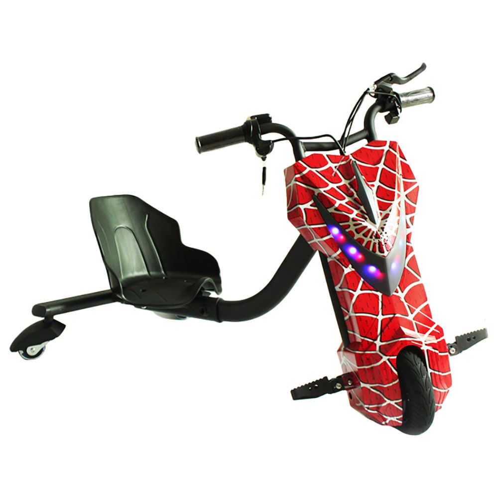 Megawheels - Spider Red 24V Slidewinder Drift Scooter - Red