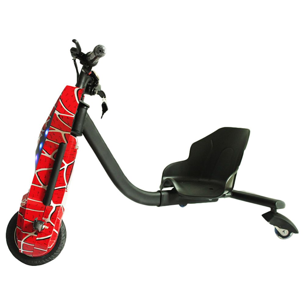 Megawheels - Spider Red 24V Slidewinder Drift Scooter - Red