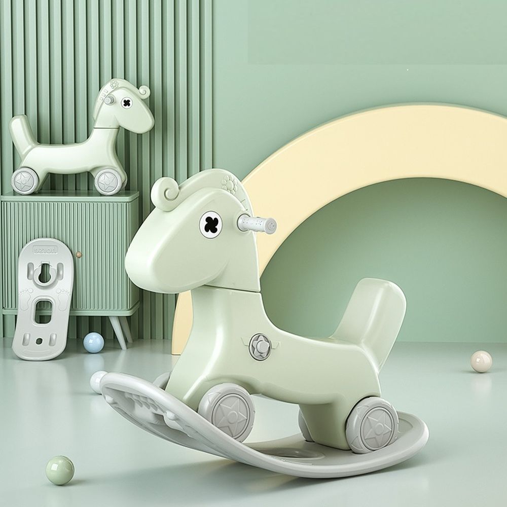 Megastar - My Baby Pony 2-in-1 Rocking Horse Walker Toy - Green