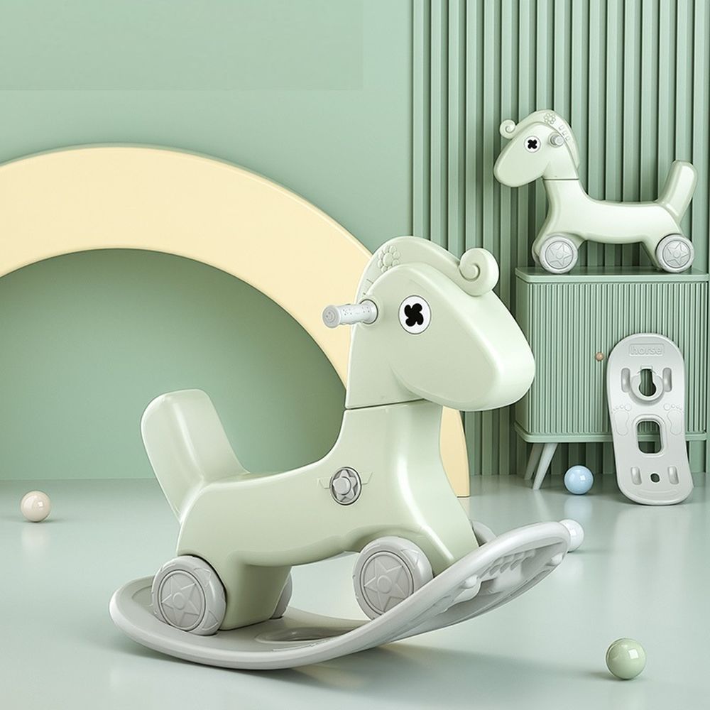 Megastar - My Baby Pony 2-in-1 Rocking Horse Walker Toy - Green