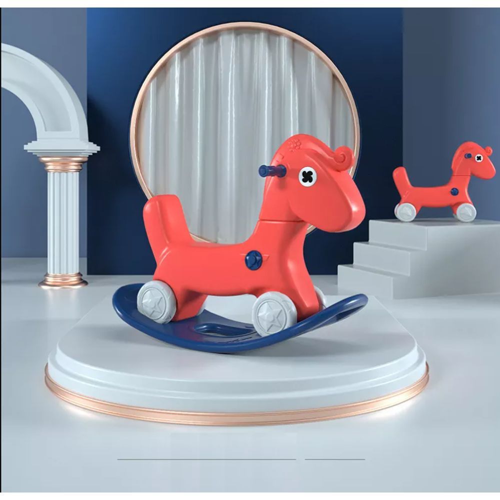 Megastar - My Baby Pony 2-in-1 Rocking Horse Walker Toy - Rose