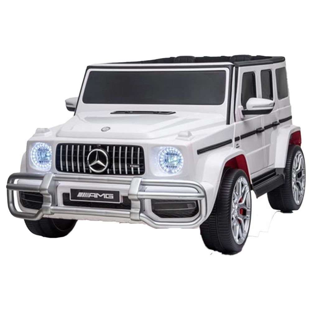 Megastar - Licensed Premium Mecedes Benz AMG G63 Ride-on 12V - White