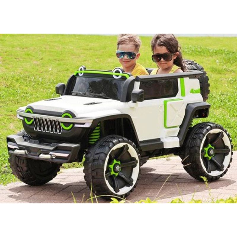 Megastar - Kids Ride On Big Blaster Jeep - 12V - White