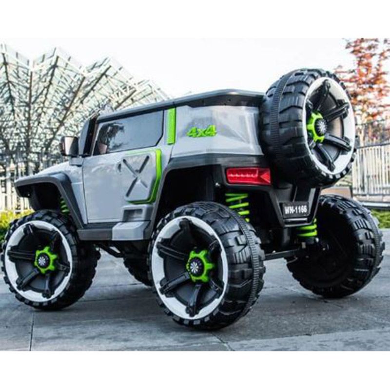 Megastar - Kids Ride On Big Blaster Jeep - 12V - White