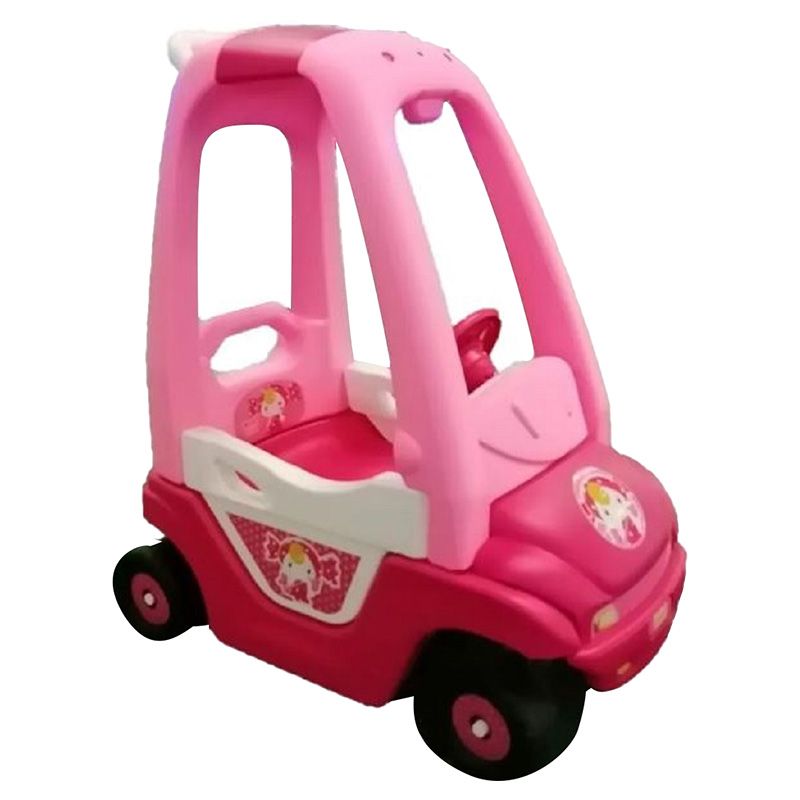 Megastar Step It Push Car W/ Openable Doors - Pink