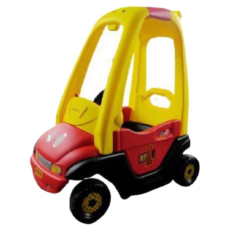 Megastar Step It Push Car W/ Openable Doors - Red