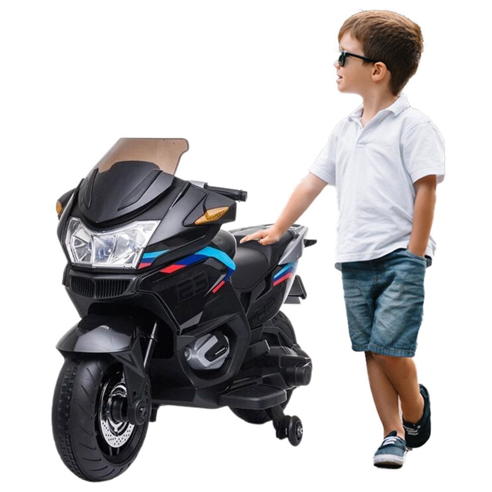 Megastar - Ride-on H2 Dominator Electric Motorbike 12V - Black