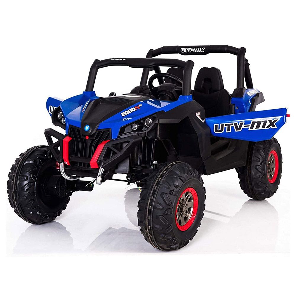 Megastar - Kids Ride-on Electric UTV Beach Buggy Jeep - Blue