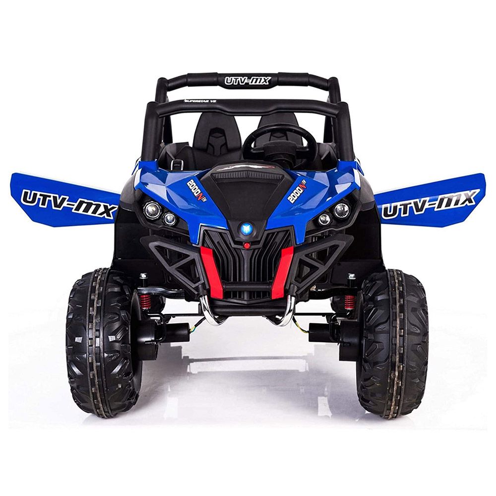 Megastar - Kids Ride-on Electric UTV Beach Buggy Jeep - Blue