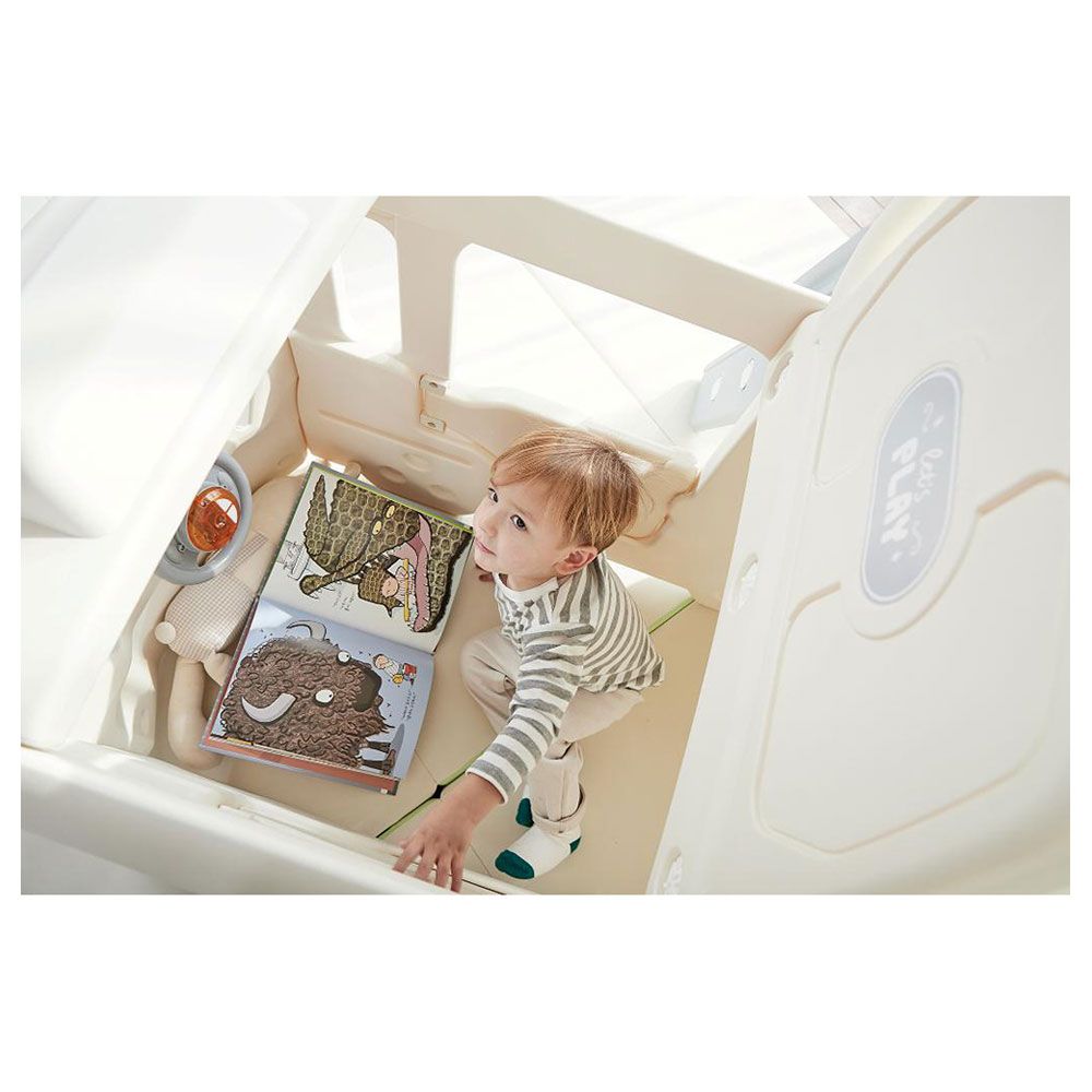 YaYa - Tayo The Little Bus 3-in-1 Slide Play Set - Off-White