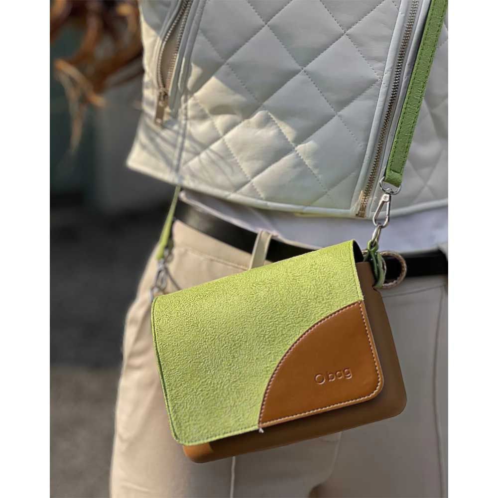 O Bag - O Pocket Cross Body Bag w/ Flap - Avocado Biscuit