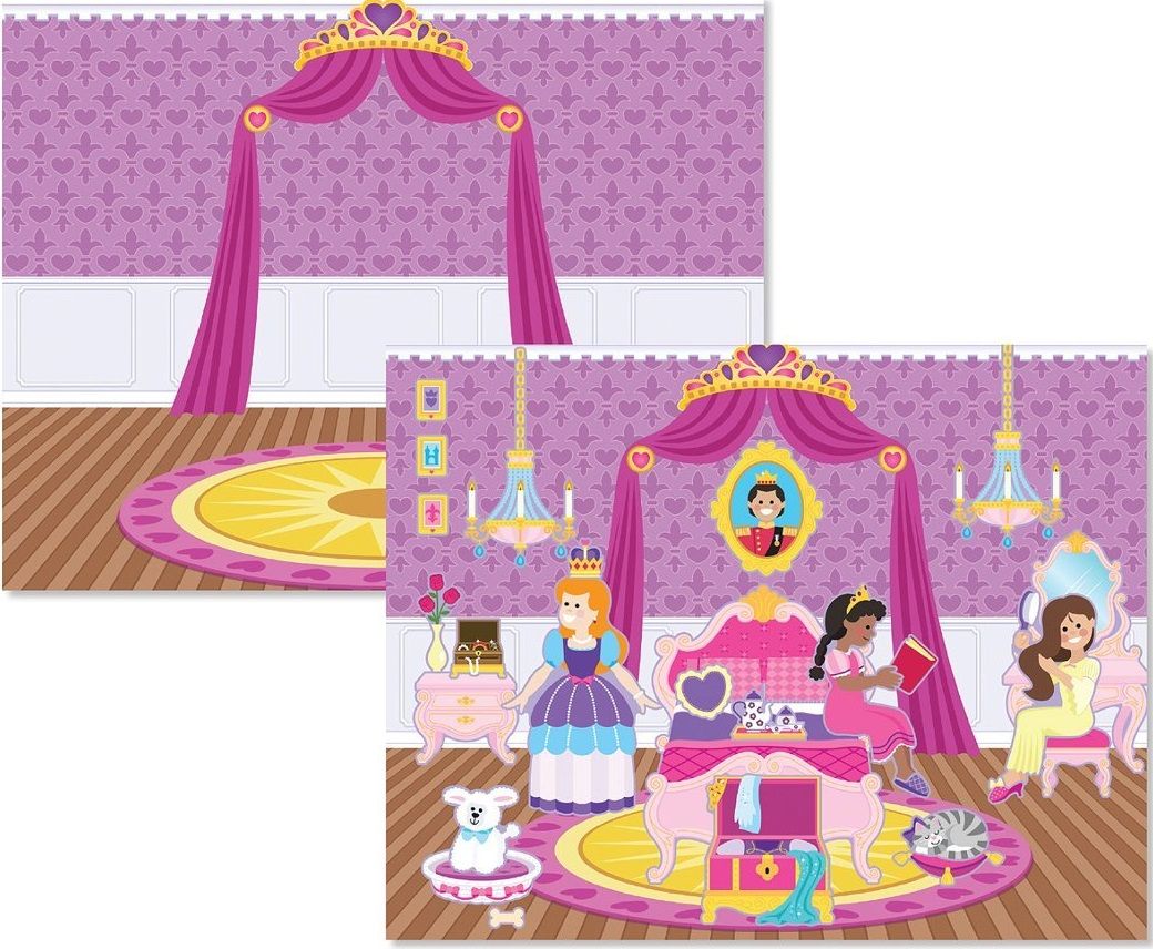 Melissa and Doug Reusable Sticker Pad - Princess Castle