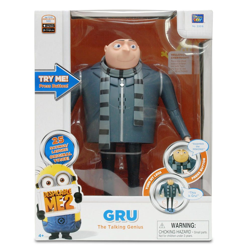 Despicable Me 2 Gru The Talking Genius Action Figure