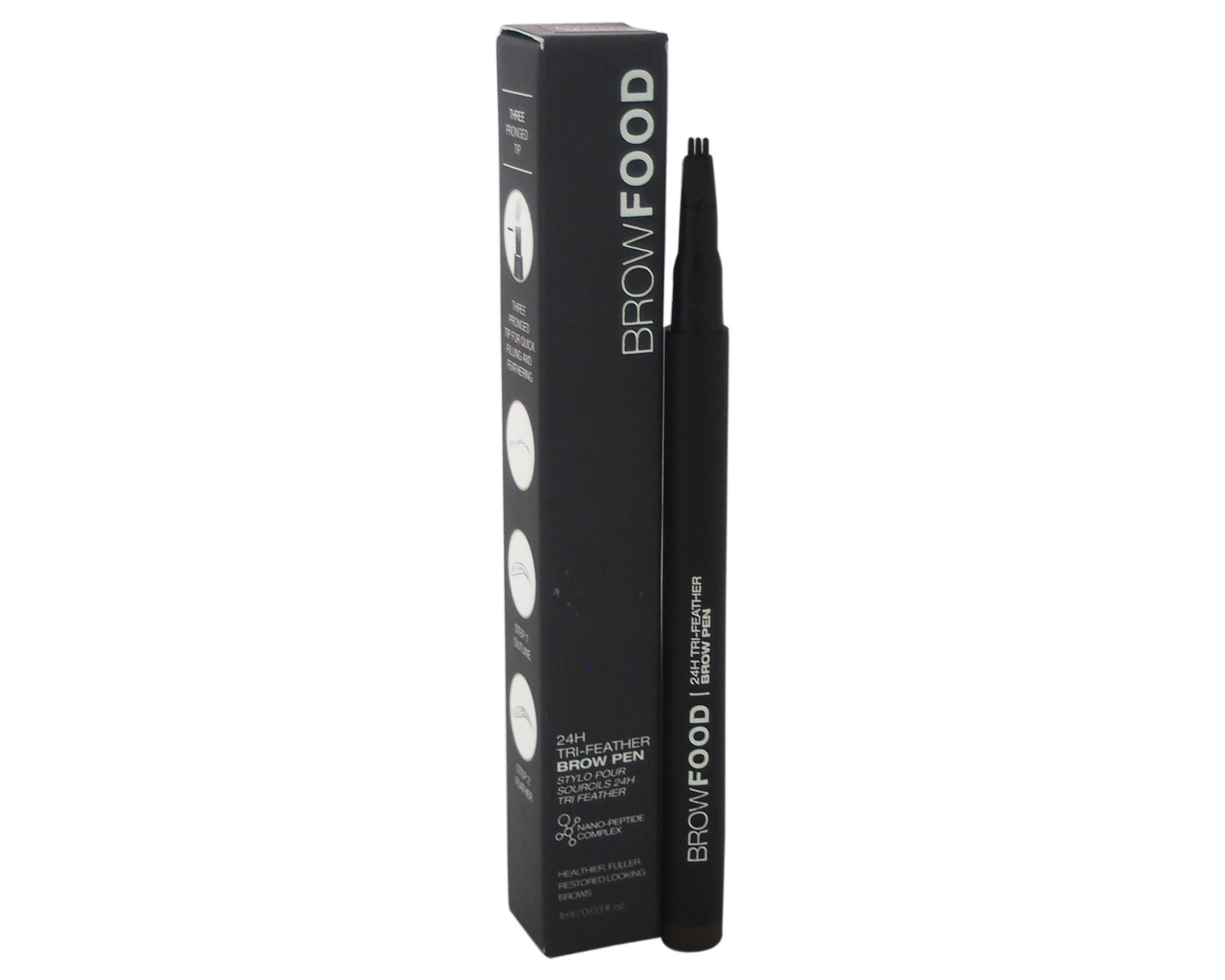 BrowFood 24H Tri-Feather Brow Pen Dark Charcoal