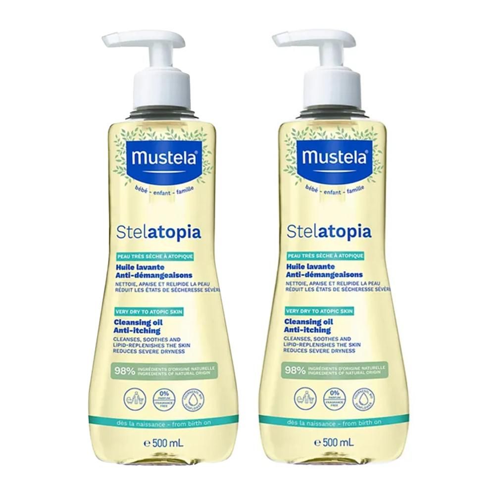 Mustela - Stelatopia Cleansing Oil Pack of 2 - 500ml Each