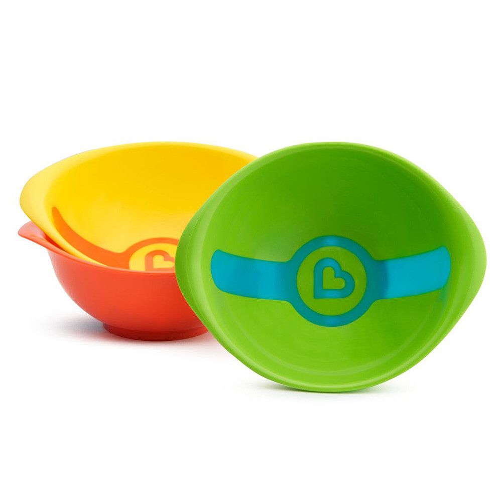 Munchkin - White Hot Toddler Bowls 3pack