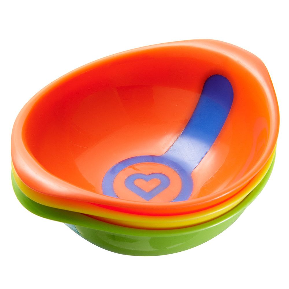 Munchkin - White Hot Toddler Bowls 3pack