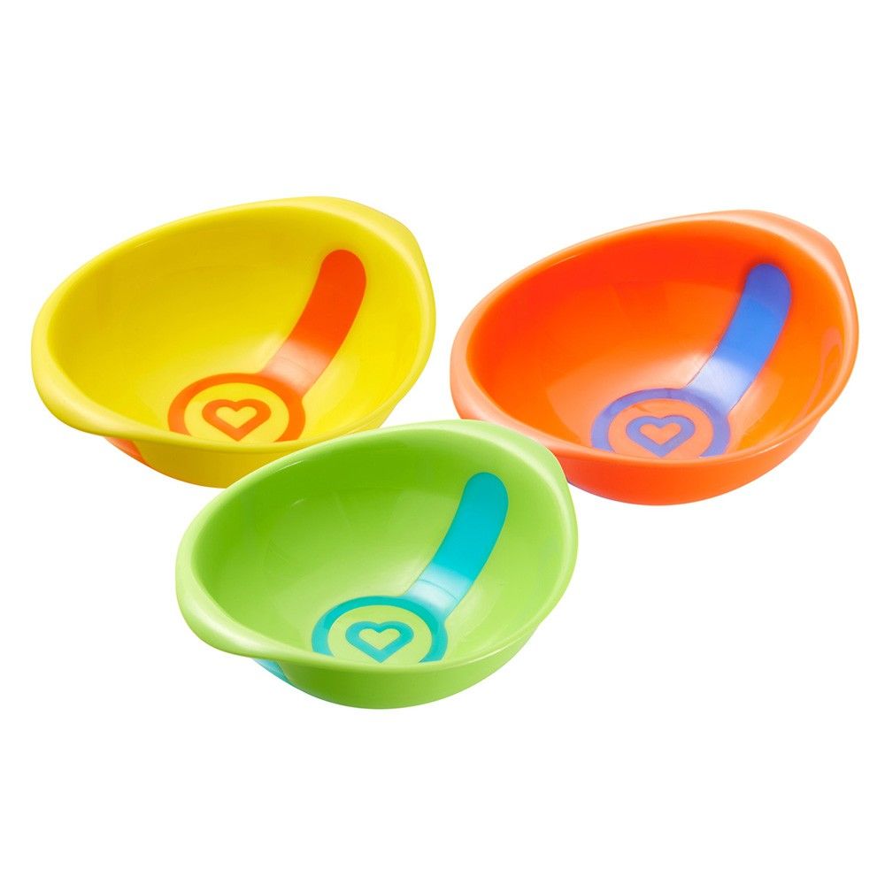 Munchkin - White Hot Toddler Bowls 3pack