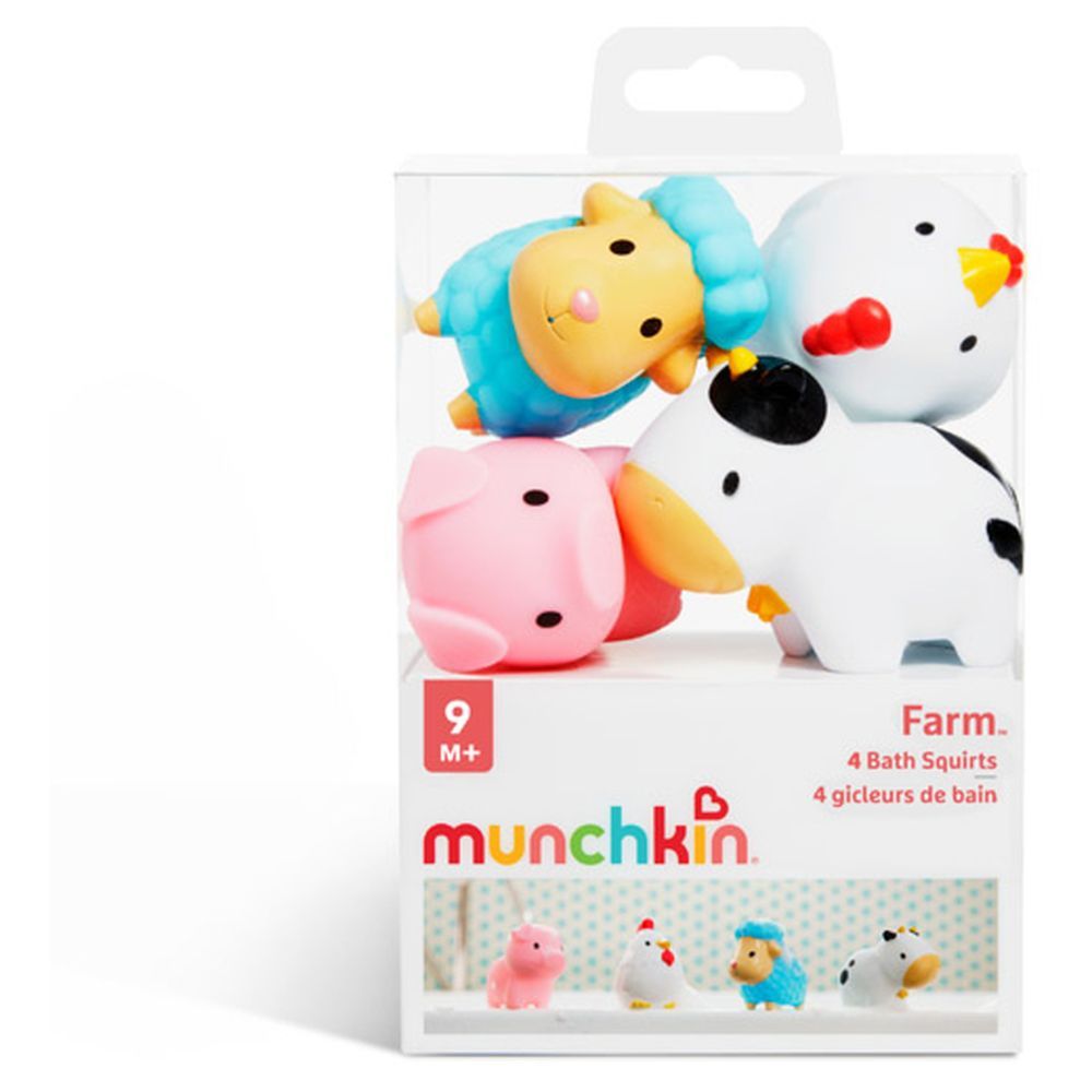 Munchkin - Farm Bath Squirters - Pack of 4