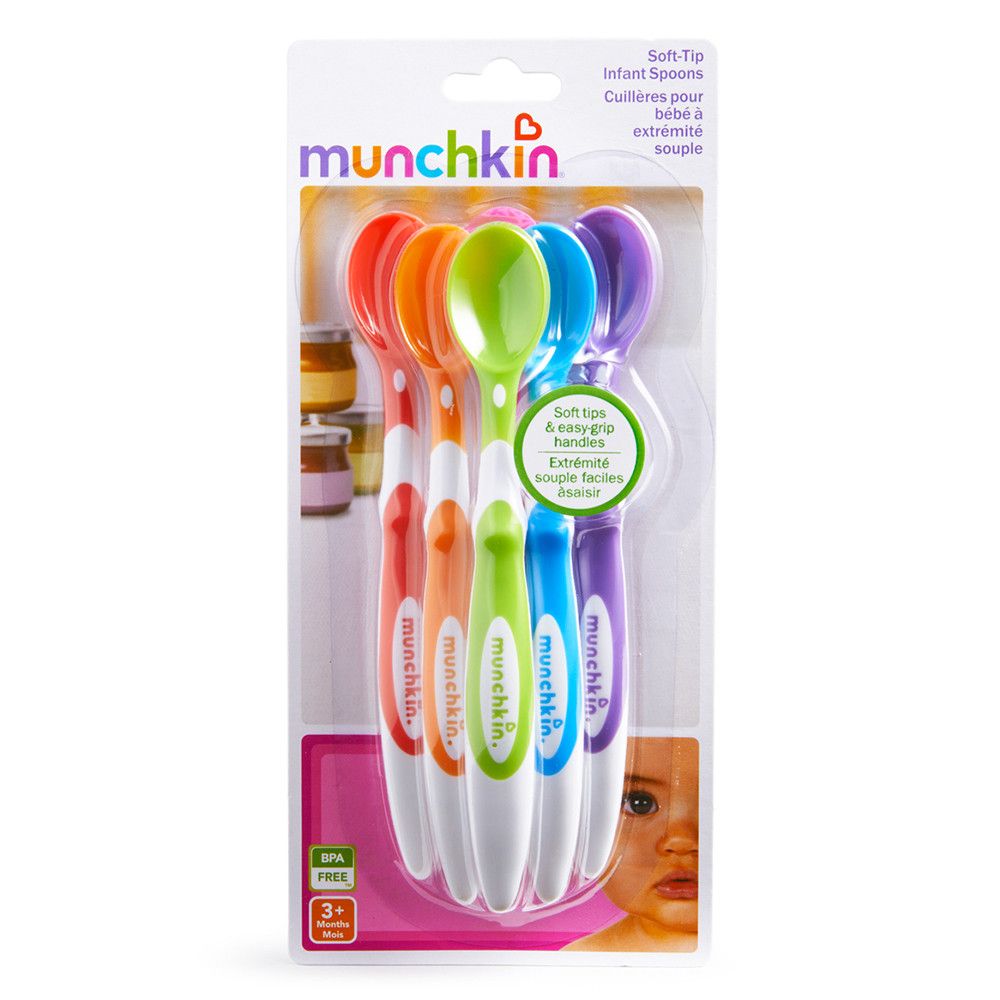 Munchkin - Soft-Tip Infant Spoon 6pcs