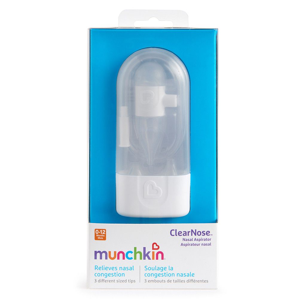 Munchkin - Clear Nose Baby Nasal Aspirator - White