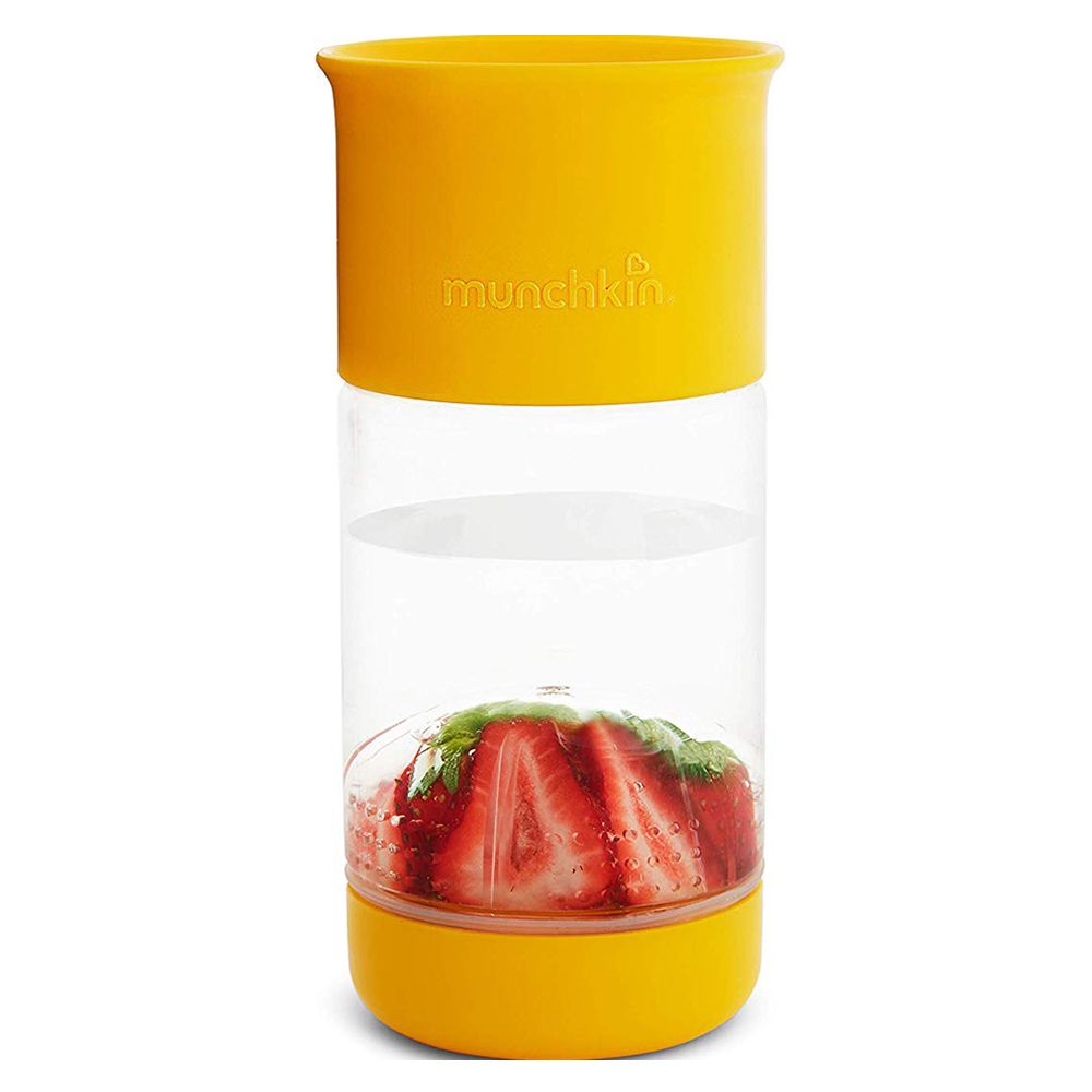 Munchkin - Miracle 360 Fruit Infuser Cup 14oz - Yellow