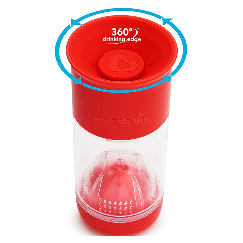 Munchkin - Miracle 360 Fruit Infuser Cup 414ml - Red