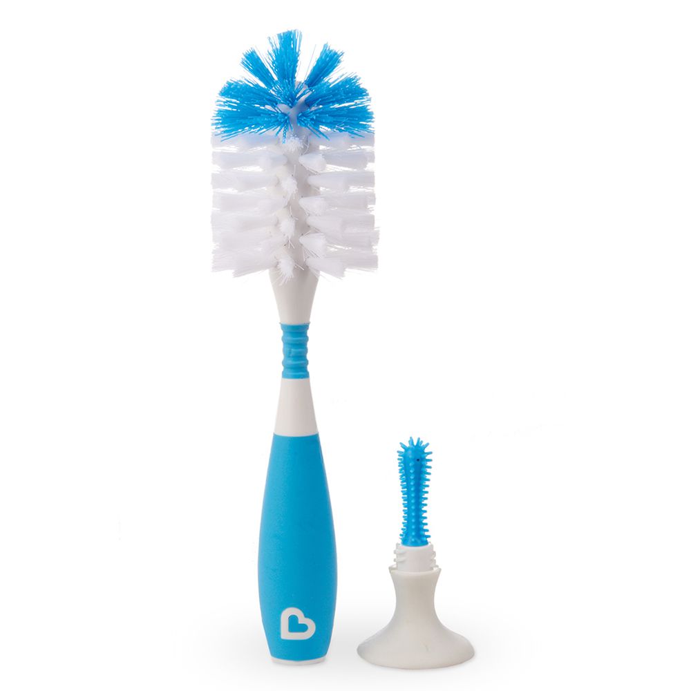 Munchkin - Bristle Bottle Brush - Blue