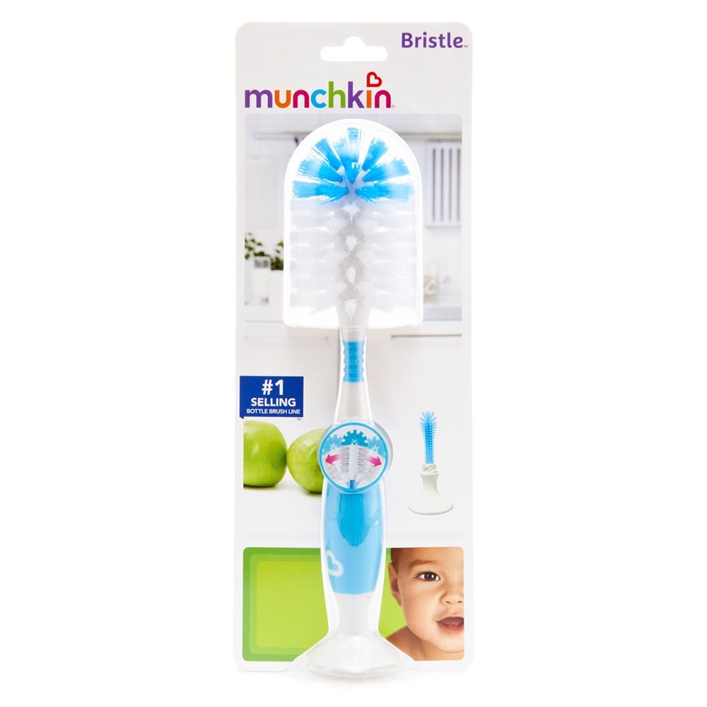 Munchkin - Bristle Bottle Brush - Blue