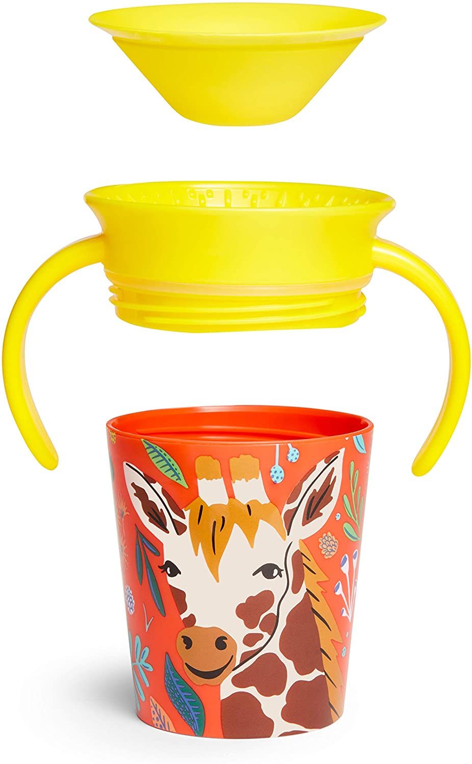 Munchkin - Miracle 360 WildLove Sippy Cup 1pc 6oz- Giraffe