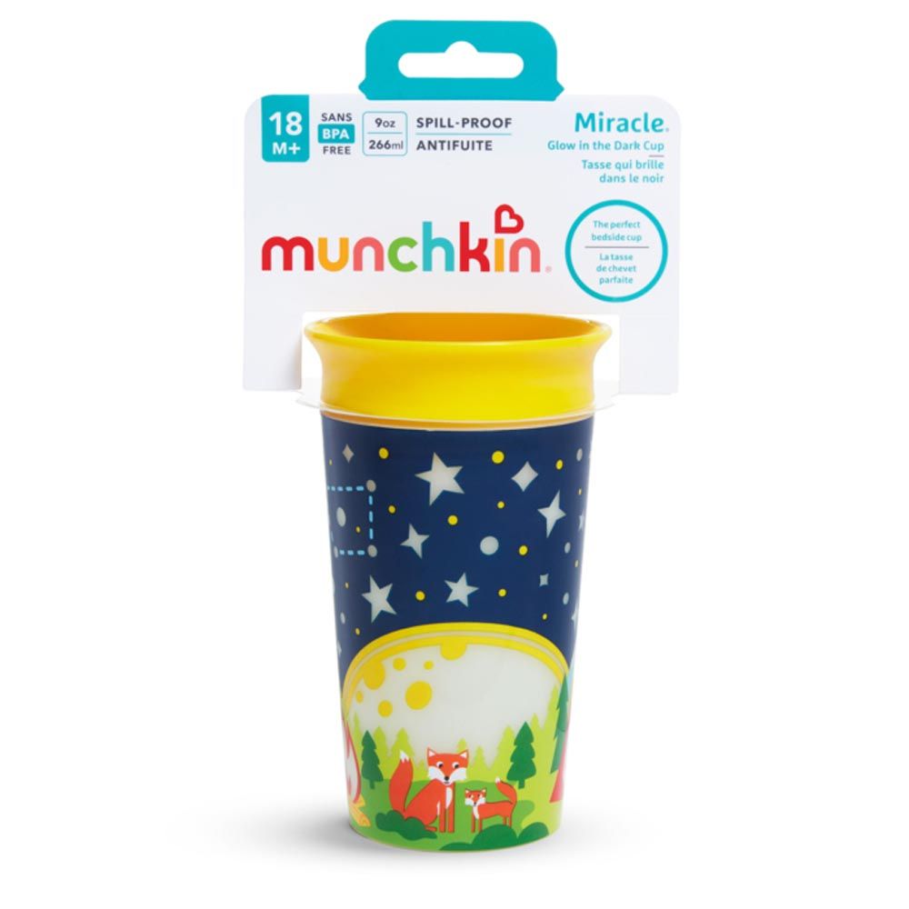 Munchkin - Miracle Glow Sippy Cup 266ml - Yellow