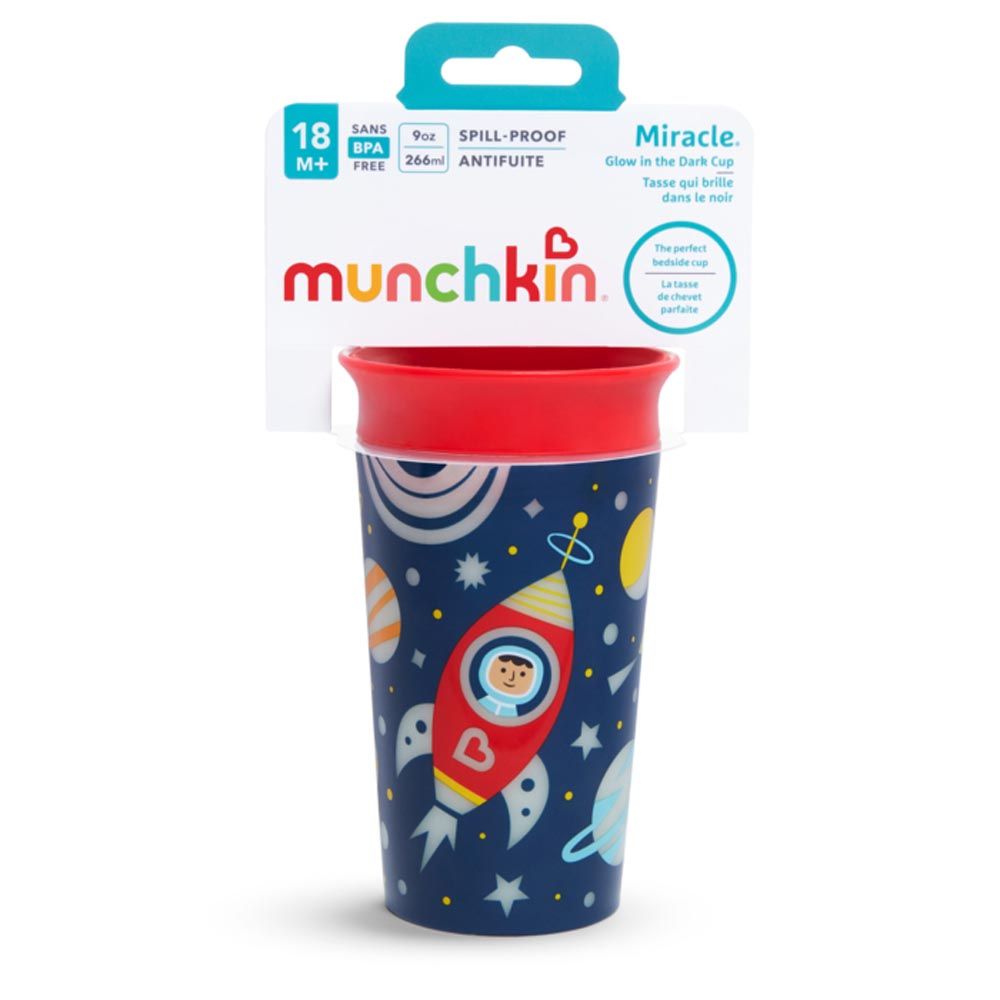 Munchkin - Miracle Glow Sippy Cup 266ml - Red