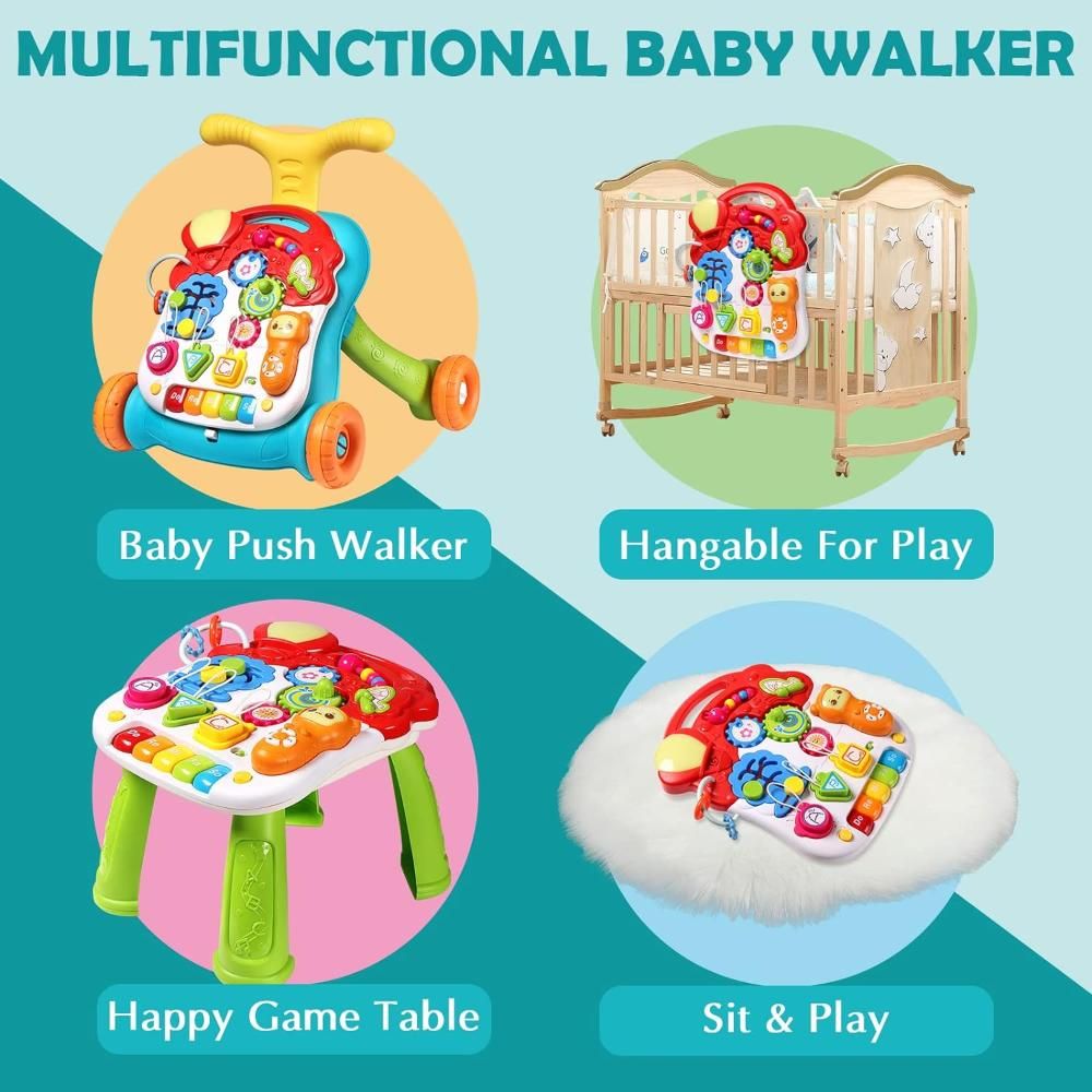 Little Angel - 5-In-1 Baby Musical Activity Stroller & Play Table