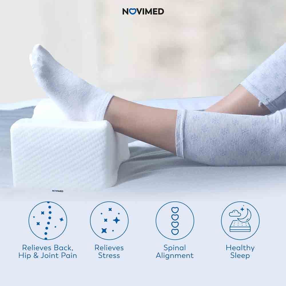 NOVIMED Orthopedic Knee Pillow for Sleeping & Post Pregnancy