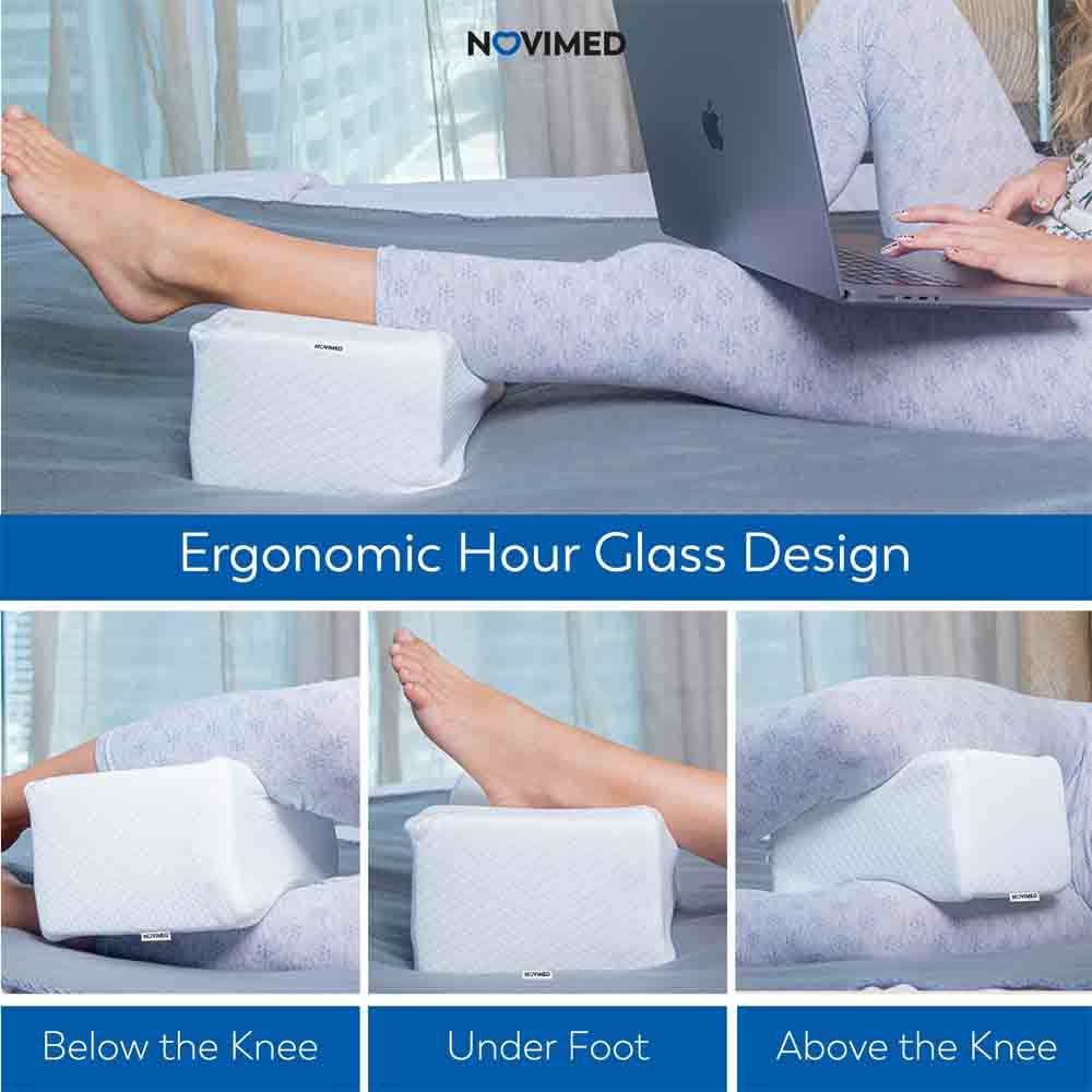 NOVIMED Orthopedic Knee Pillow for Sleeping & Post Pregnancy