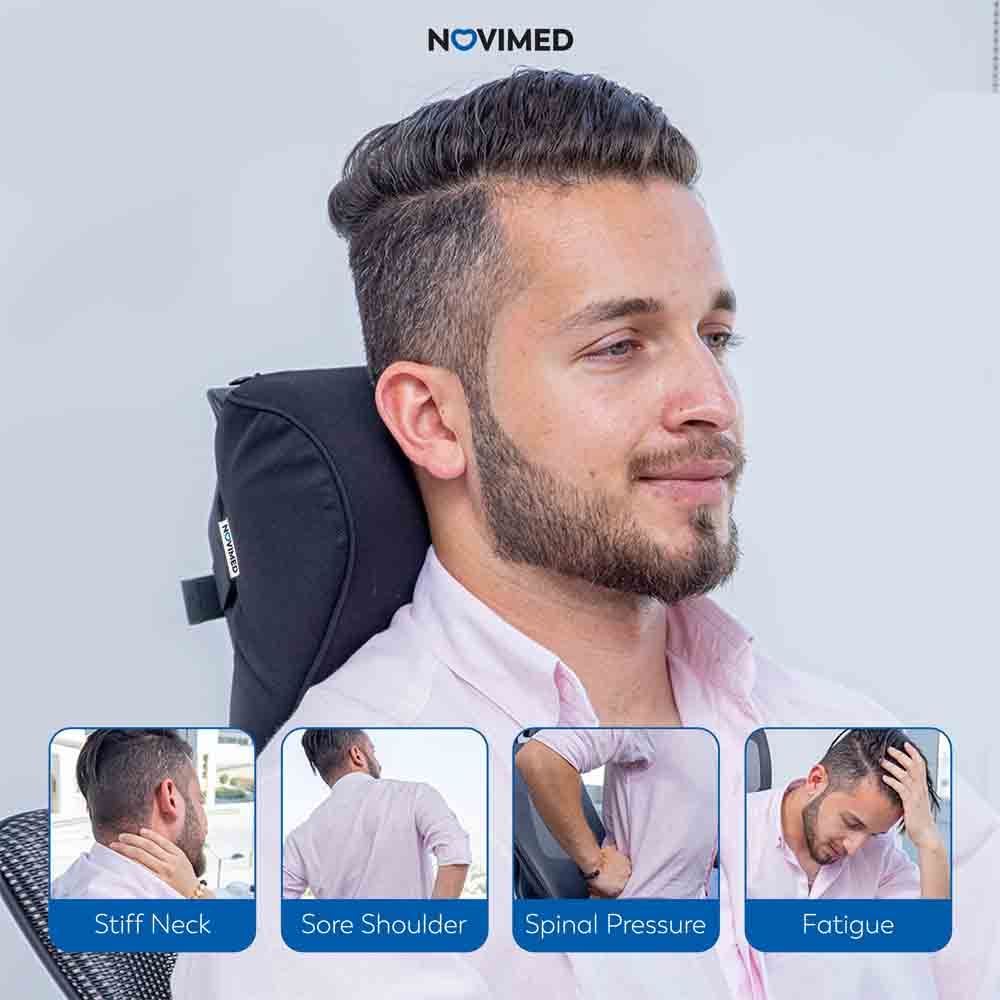 NOVIMED - Neck & Back Pillow Support