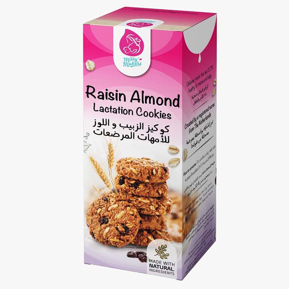 Milky Makers - Raisin Almond Lactation Cookies