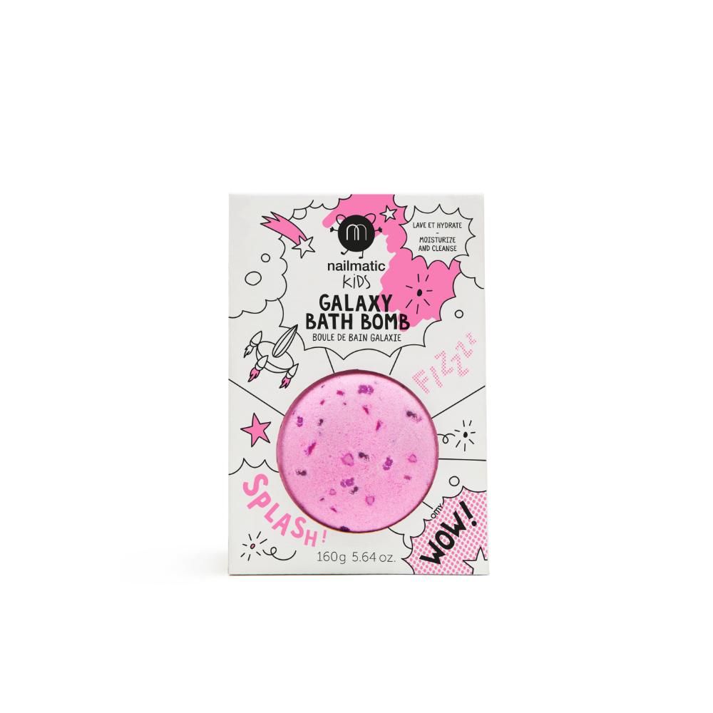 NK - Bath Bomb with Pack Pink - Purple Dots