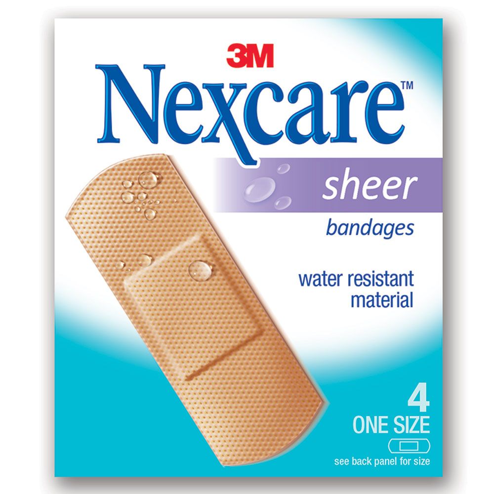 Nexcare - 656-4 Sheer Bandages 4pcs/box