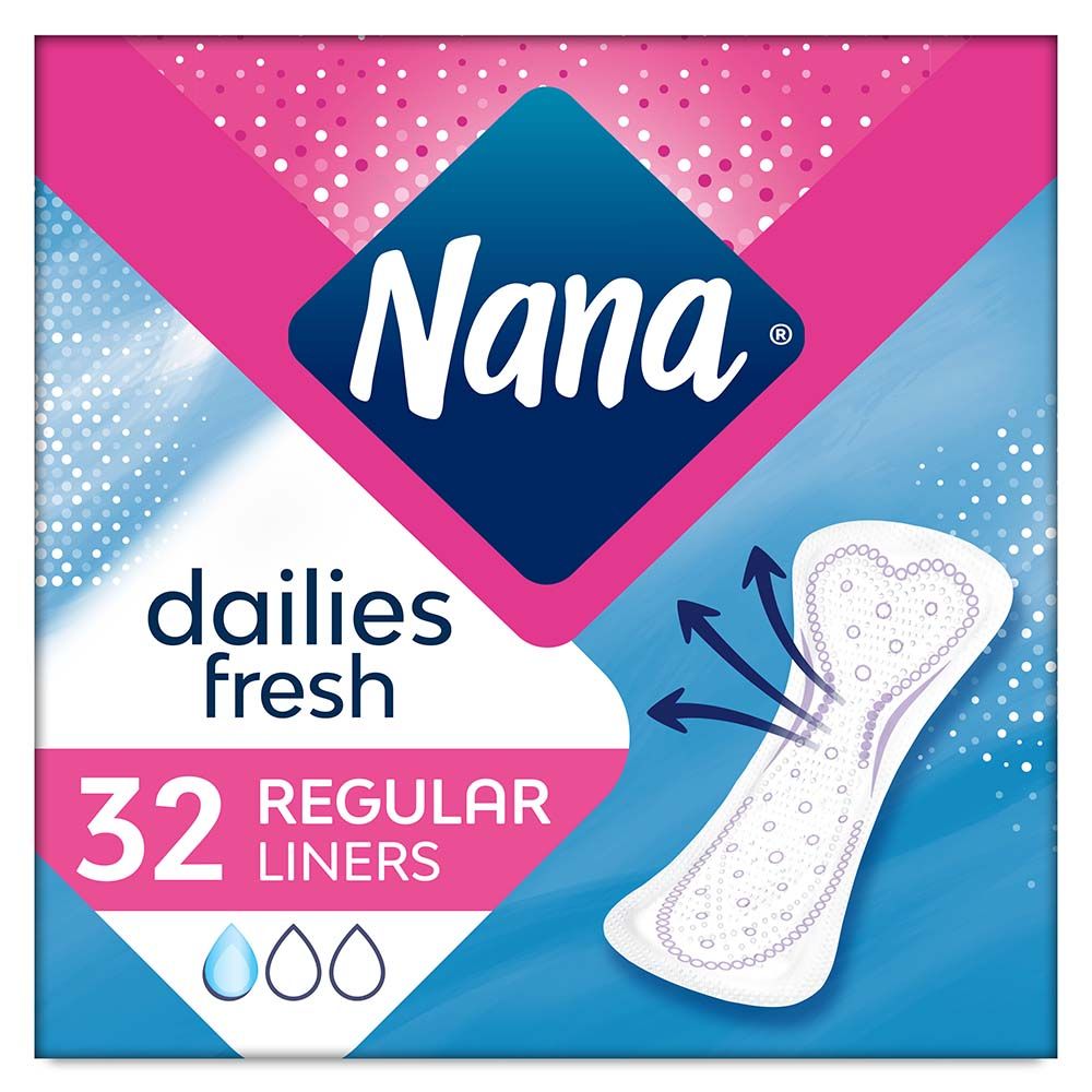 Nana - Panty Liners, Normal, Pack of 32