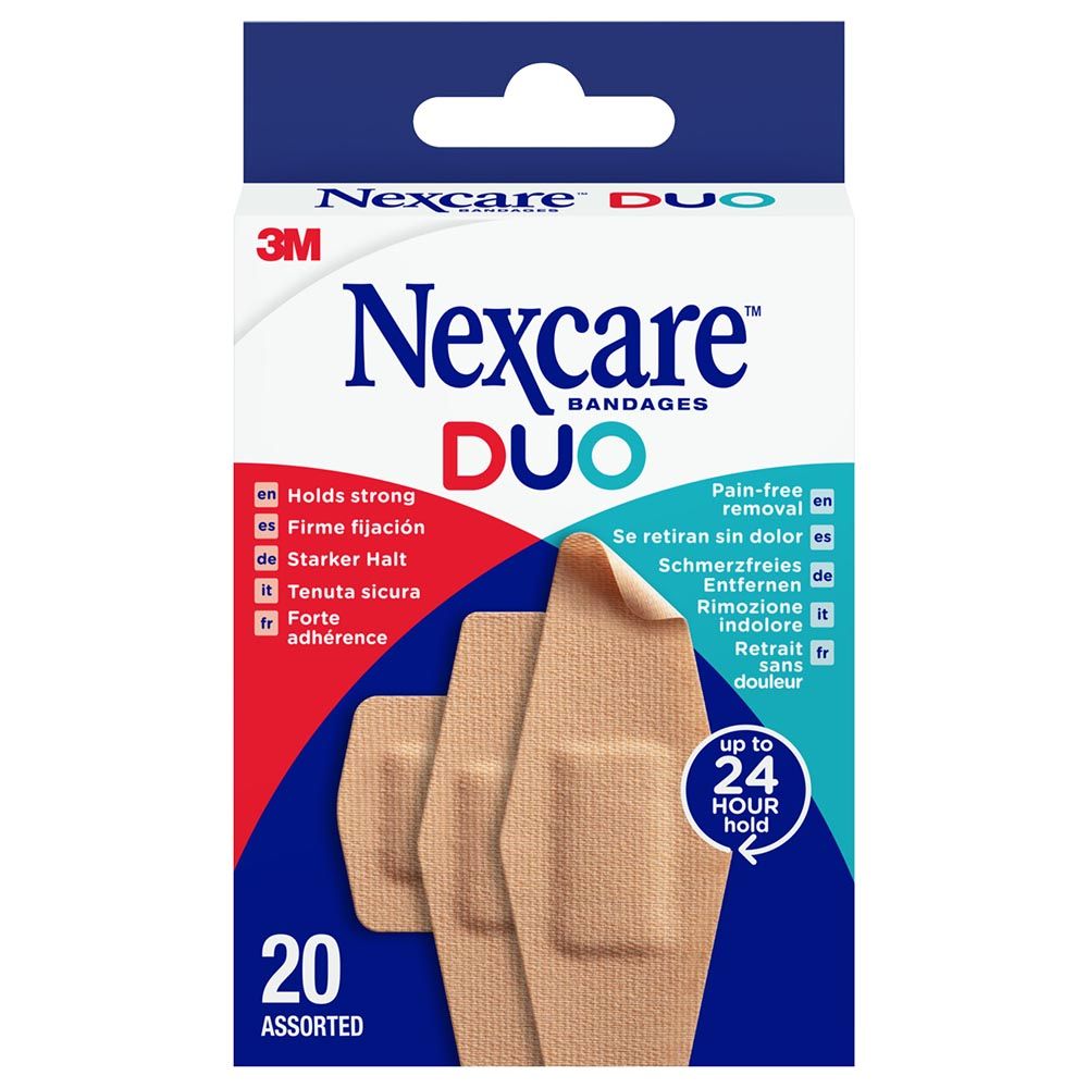 Nexcare - Duo Plasters Assorted Pack Of 20