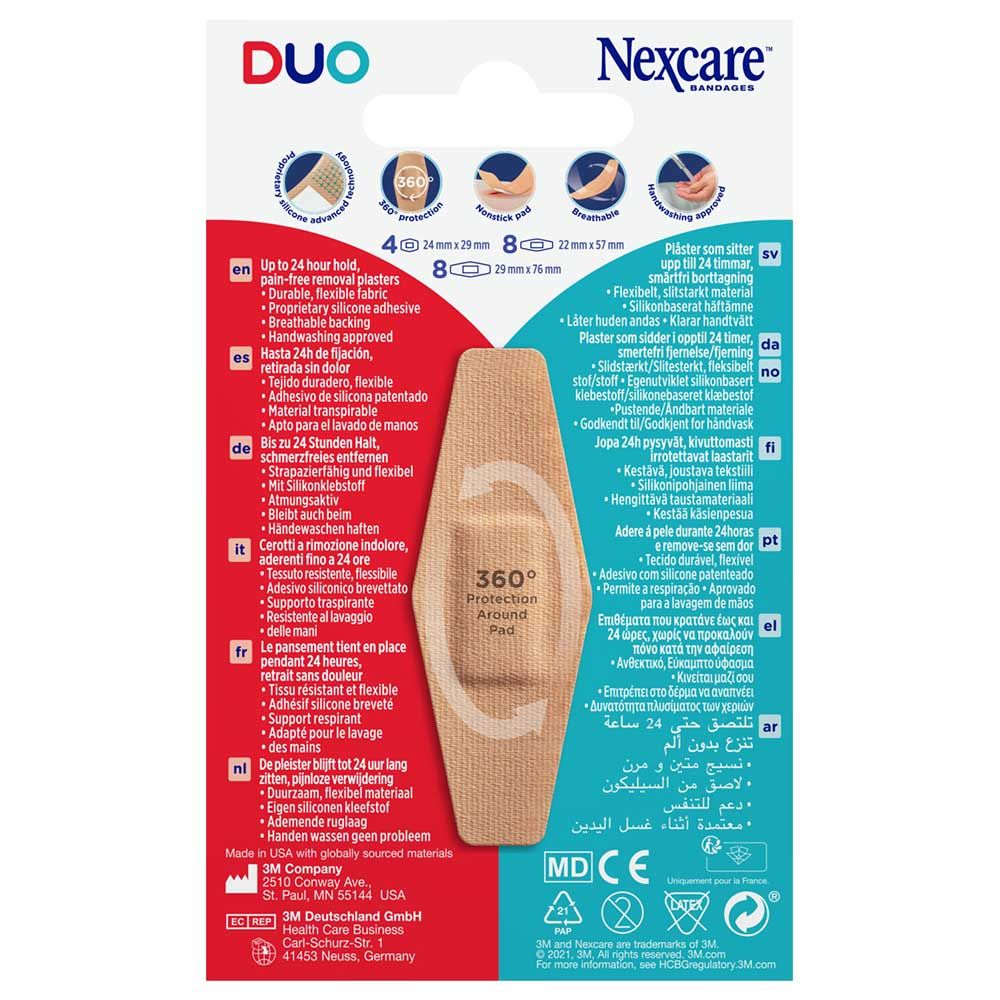 Nexcare - Duo Plasters Assorted Pack Of 20