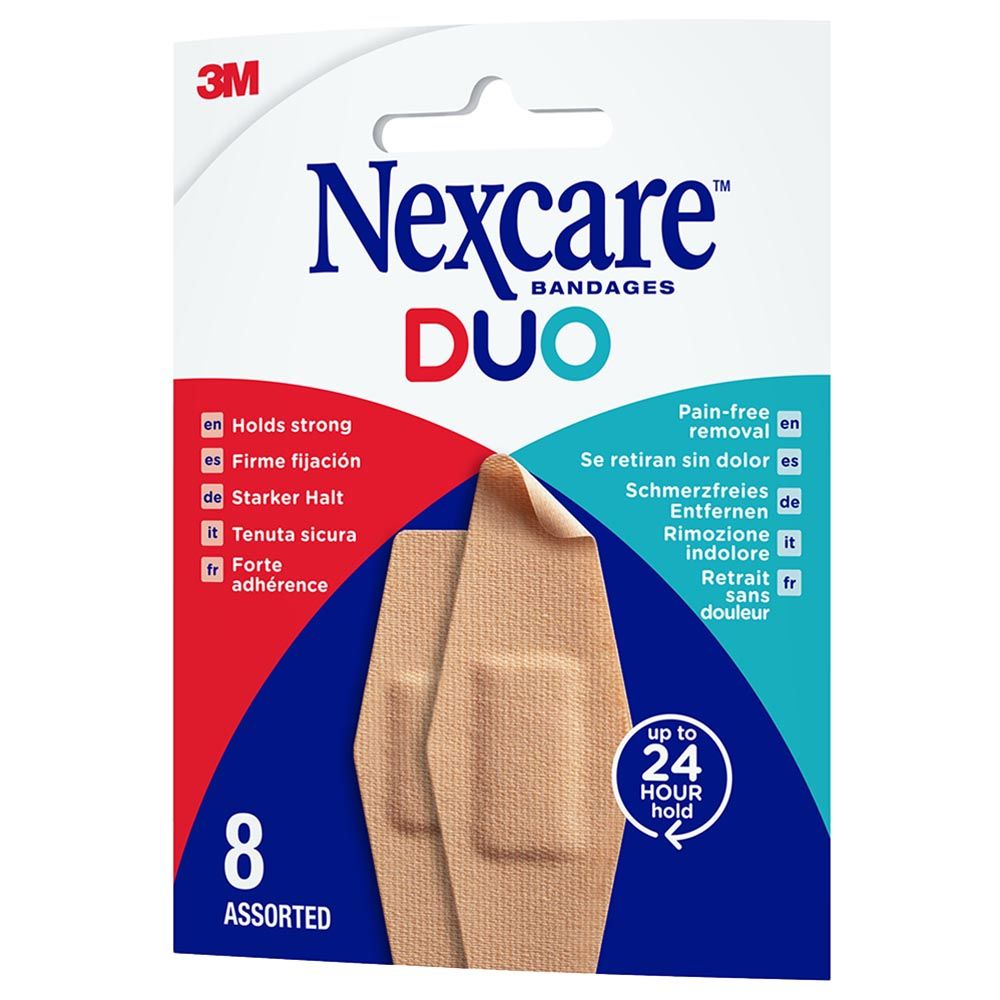 Nexcare - Duo Plasters Assorted Pack Of 8