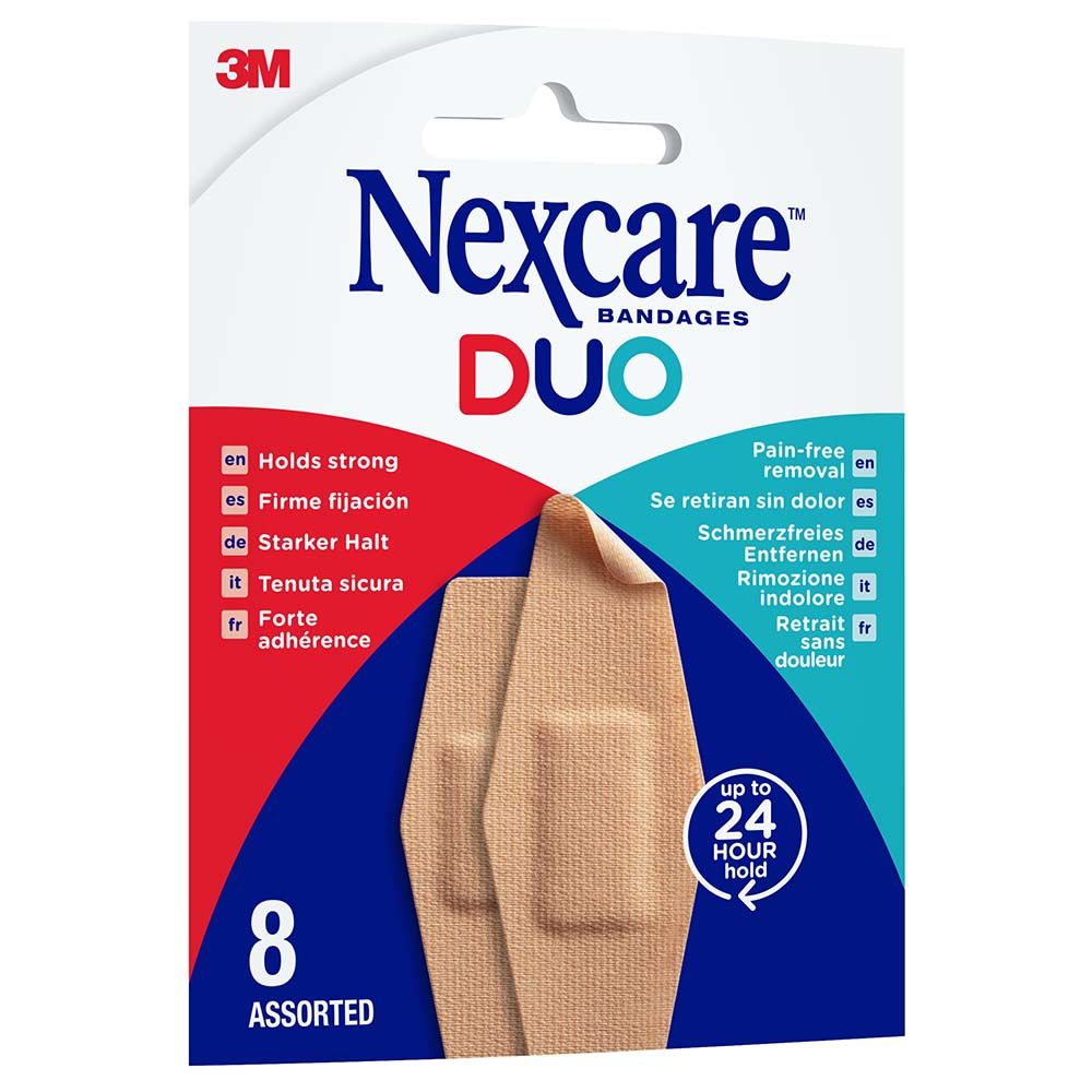 Nexcare - Duo Plasters Assorted Pack Of 8