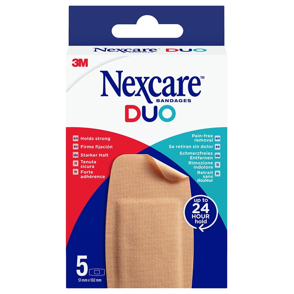 Nexcare - Duo Maxi Plasters Pack Of 5