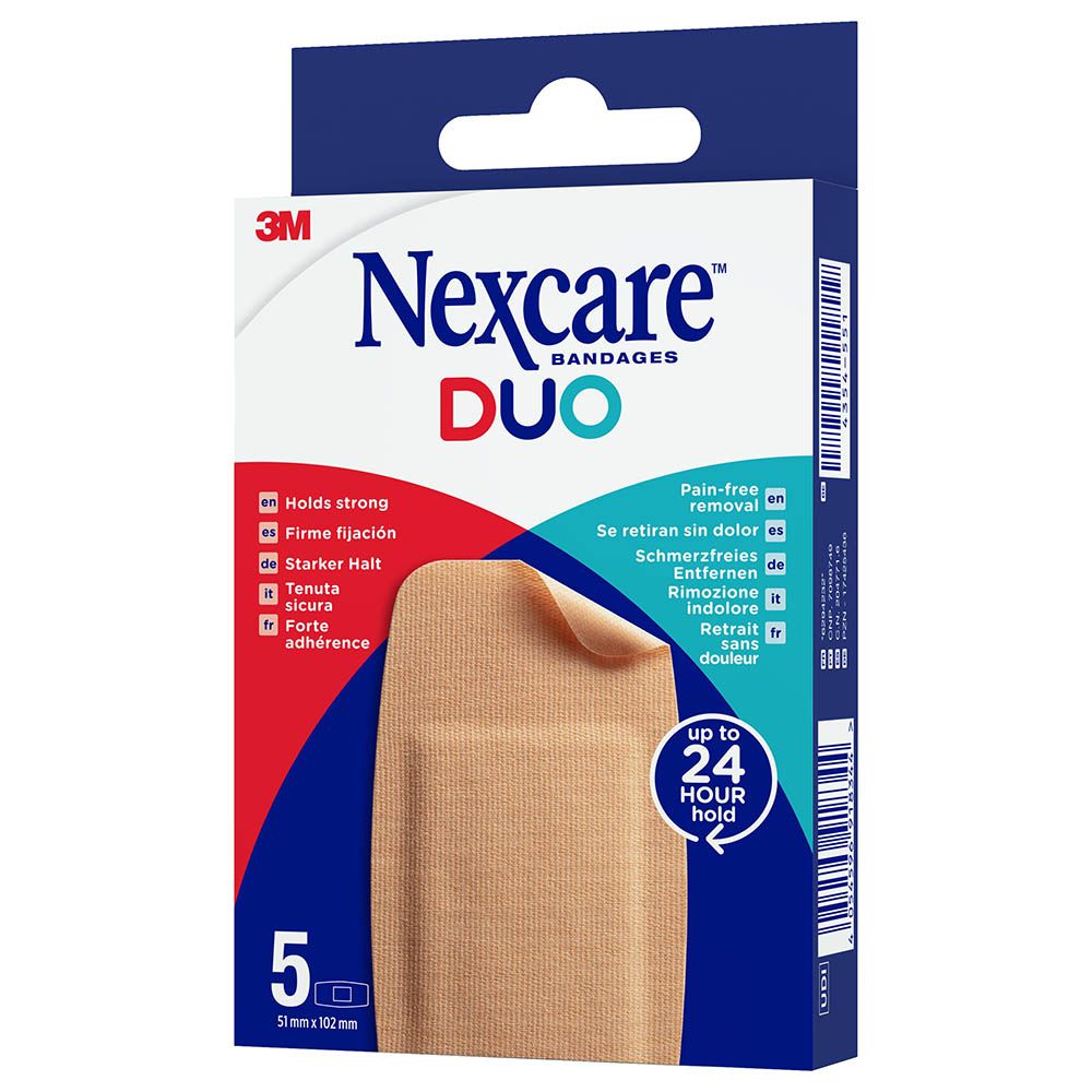 Nexcare - Duo Maxi Plasters Pack Of 5