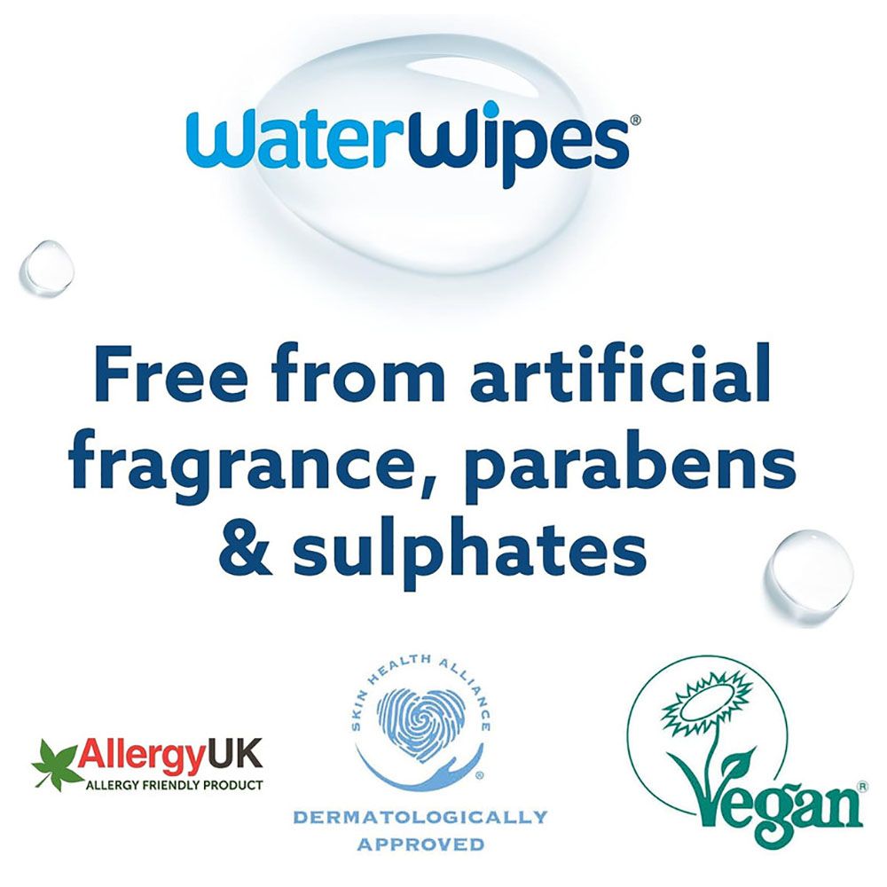 WaterWipes - Plastic Free Textured Wet Wipes - 240pcs