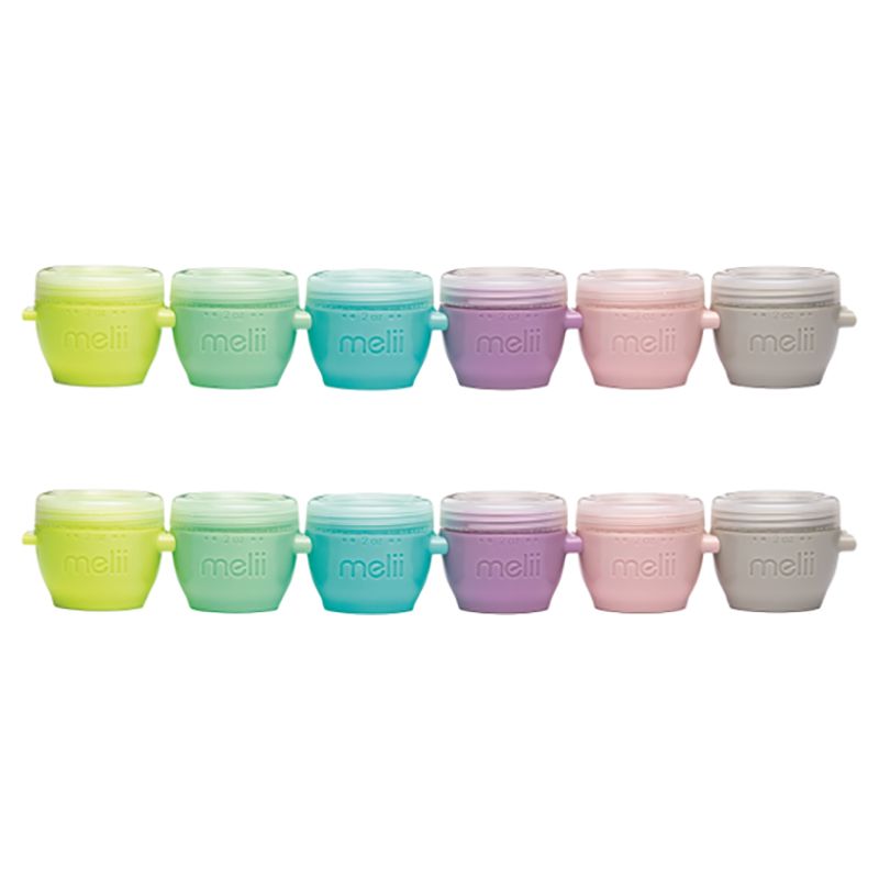 Melii - Snap & Go Pods Container - 2Oz - 12 pc-Set